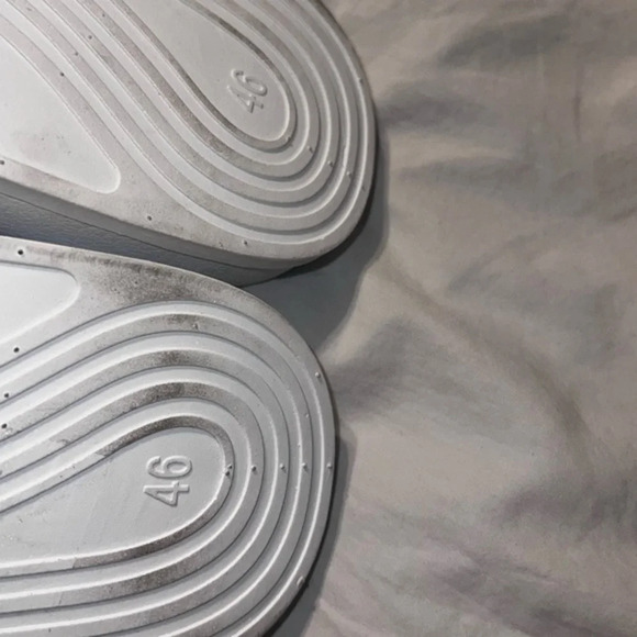 Kappa 222 Banda Adam 16 Slides White Kappa Red Blue slip on sandals sz 12 - Picture 2 of 7